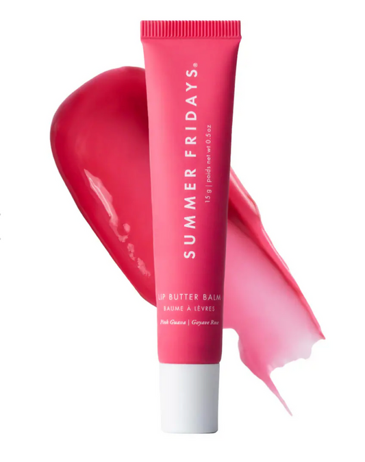 Summer Fridays Lip Butter Balm for Hydration & Shine-  PINK GUAVA