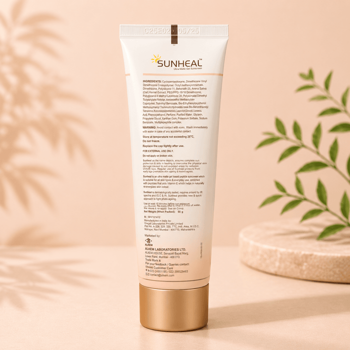 Sunheal Ultra Matte Gel Sunscreen - Cosmosentials