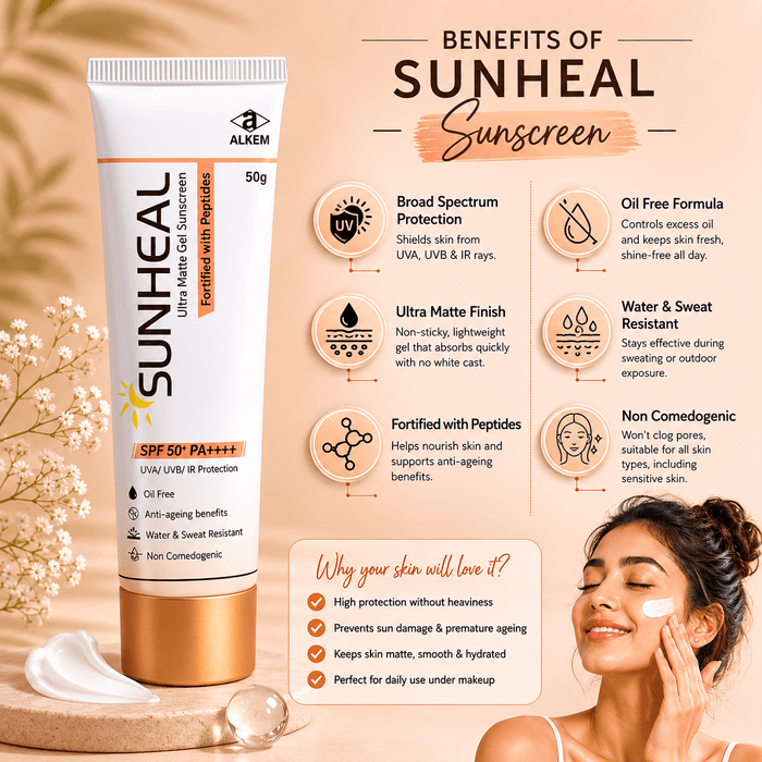 Sunheal Ultra Matte Gel Sunscreen - Cosmosentials