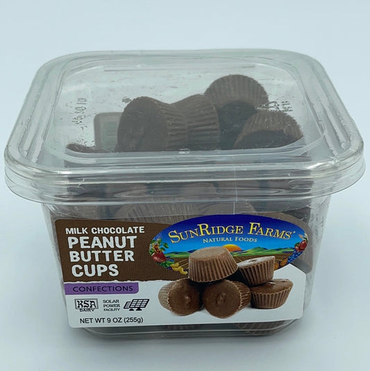 SUNRIDGE FARMS 9 oz MILK CHOC. PEANUT BUTTER CUPS