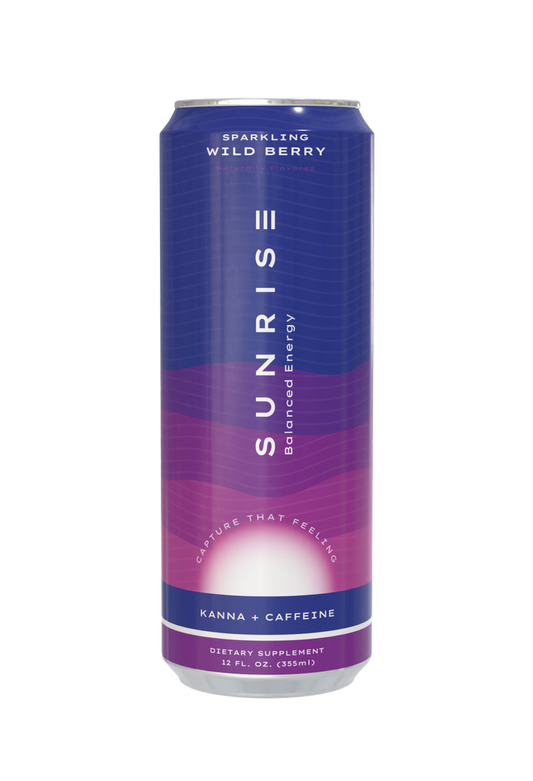 SUNRISE SPARKLING WILD BERRY - Kanna+caffeine - Balanced Energy