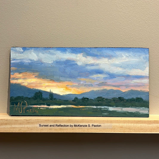 Sunset and Reflection by McKenzie S. Paxton