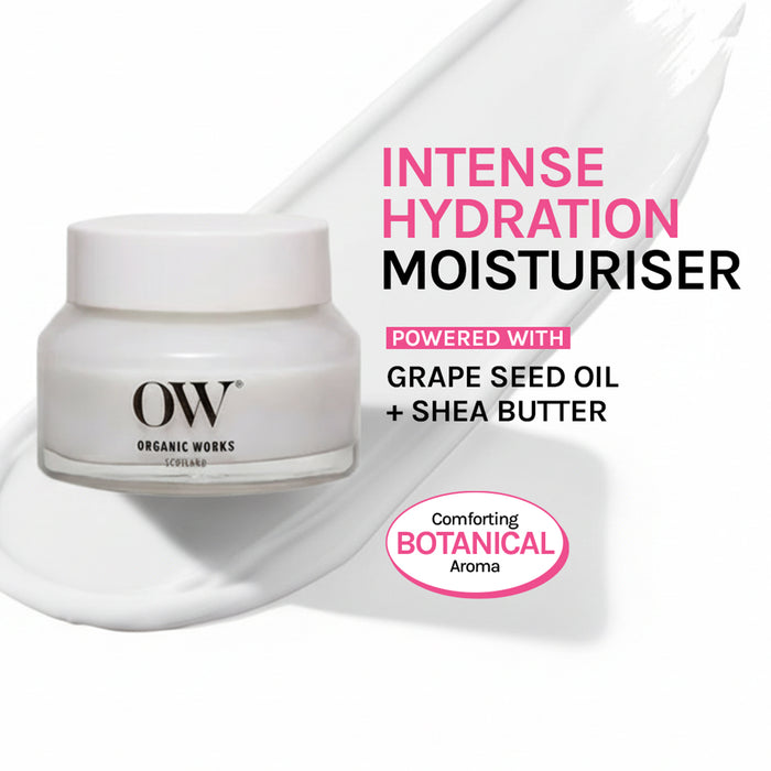 Super Intensive Moisturiser 24hr nourishment with Grape Seed & Shea Butter- 50ml