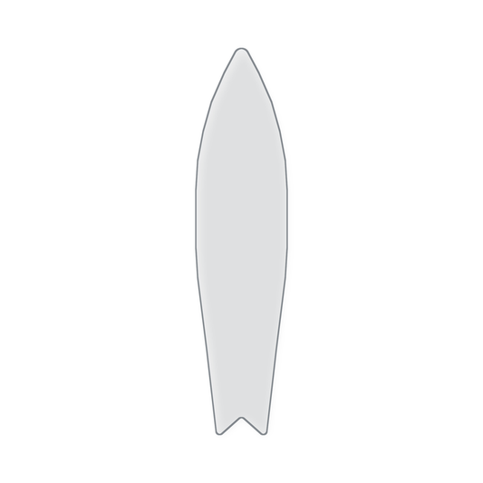 Surf Board Serving Board Acrylic Router Template