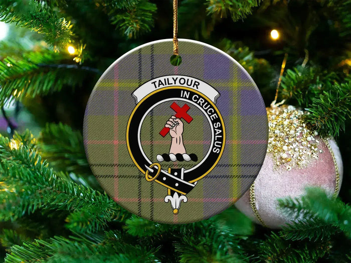 Tailyour In Cruce Salus Christmas Ornament