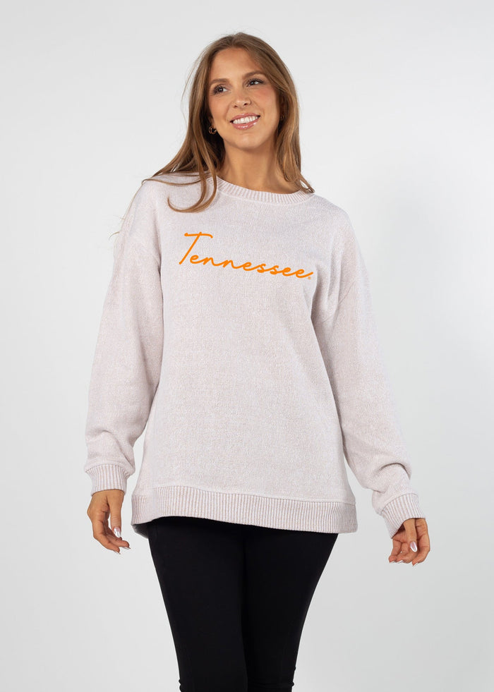 Tennessee Volunteers Women's Natural Warm Up Crew Sweatshirt
