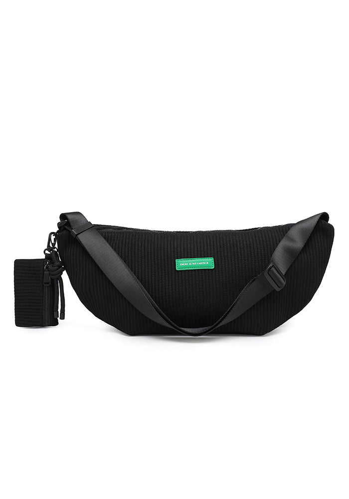 Textured sport shoulder bag with detachable pouch wholesale