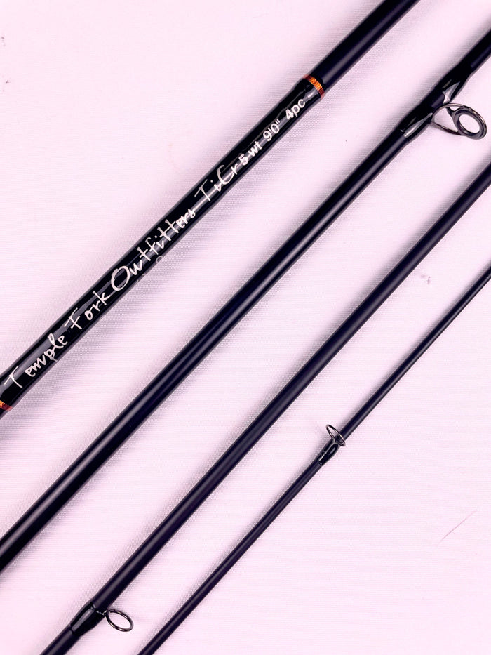 TFO TiCr Lefty Kreh 9' 5WT 4 Piece Fly Rod