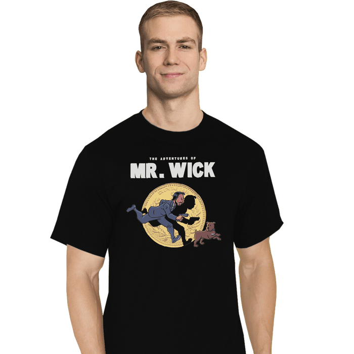 Shirts T-Shirts, Tall / Large / Black The Adventures Of Mr. Wick