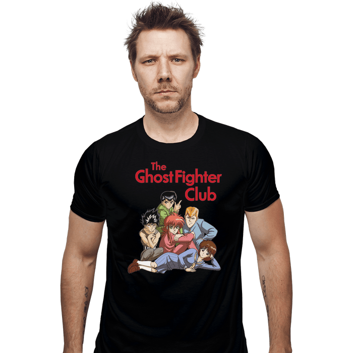 Shirts Fitted Shirts, Mens / Small / Black The Ghost Fighter Club