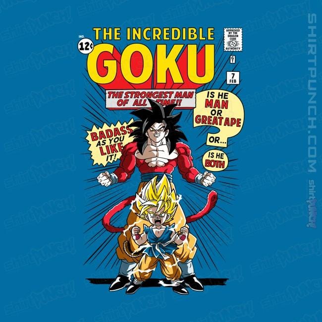 Shirts Magnets / 3"x3" / Sapphire The Incredible Goku