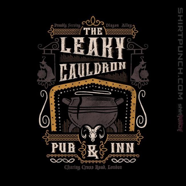 Shirts Magnets / 3"x3" / Black The Leaky Cauldron