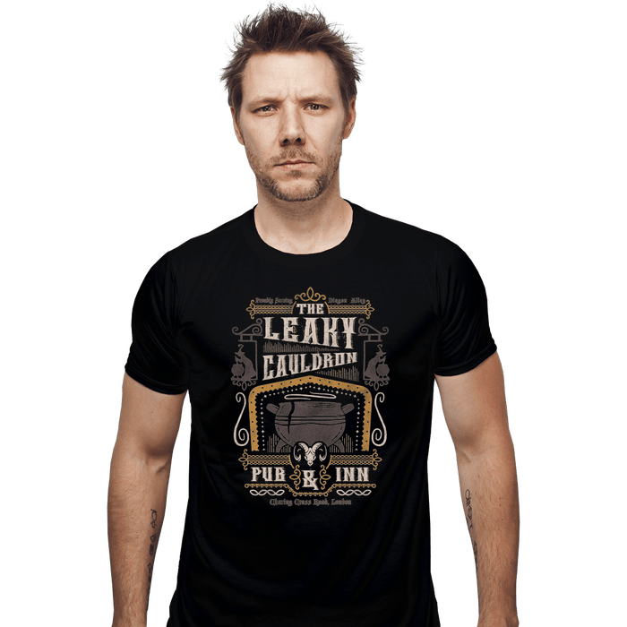 Shirts Fitted Shirts, Mens / Small / Black The Leaky Cauldron