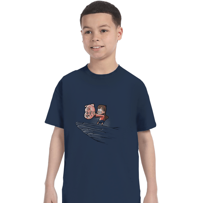 Shirts T-Shirts, Youth / XL / Navy The Pig King