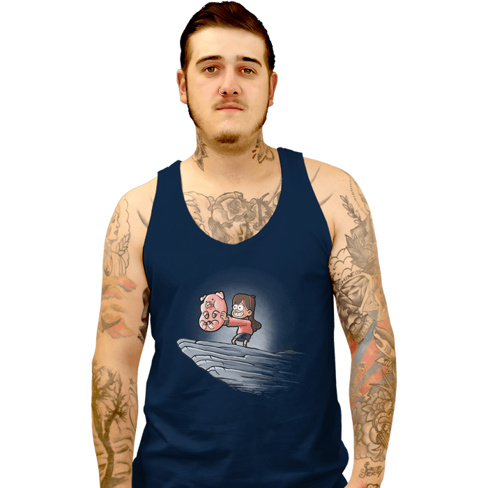Tank Top, Unisex / Small / Navy
