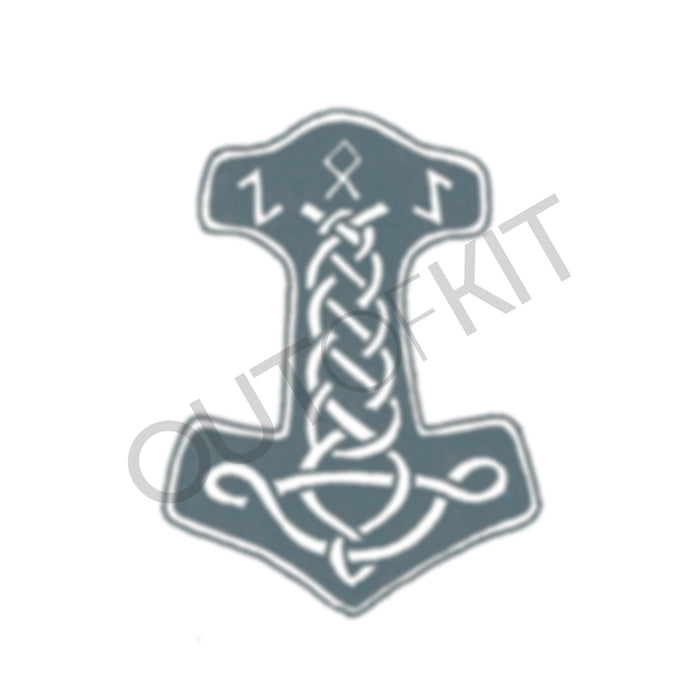 Thors Hammer Tattoo 1