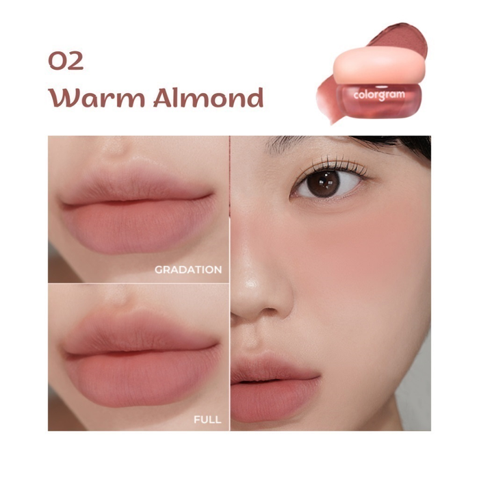 Colorgram Tintin Dory Blur Jam 02 WARM ALMOND Nudie Glow Australia