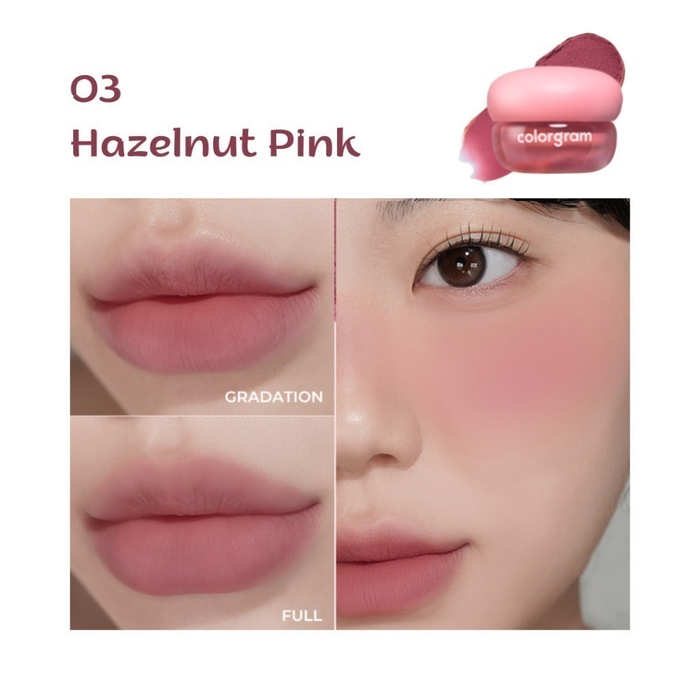 Colorgram Tintin Dory Blur Jam 03 HAZELNUT PINK Nudie Glow Australia