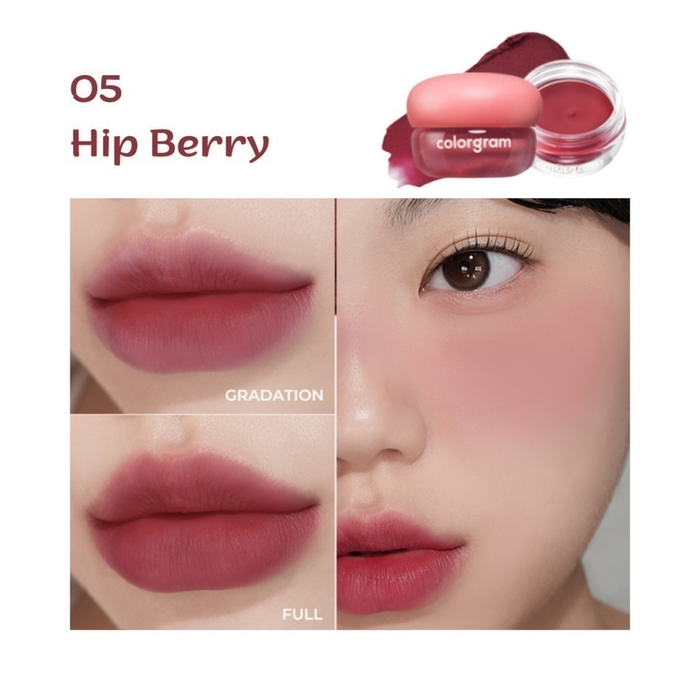 Colorgram Tintin Dory Blur Jam 05 HIP BERRY Nudie Glow Australia