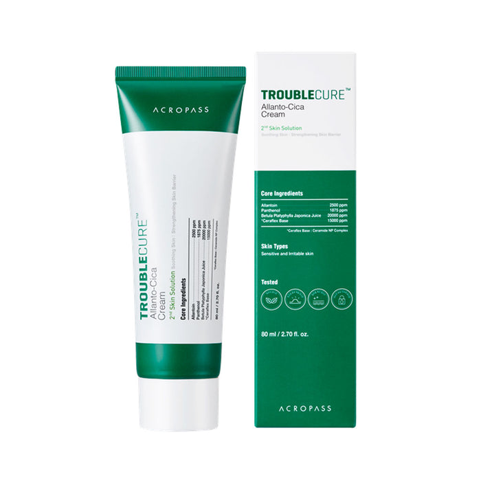Acropass Trouble Cure Allanto-Cica Cream Nudie Glow Australia