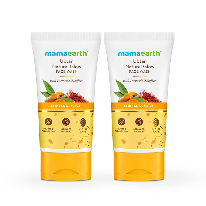 Mamaearth ubtan face wash 150ml pack of 2