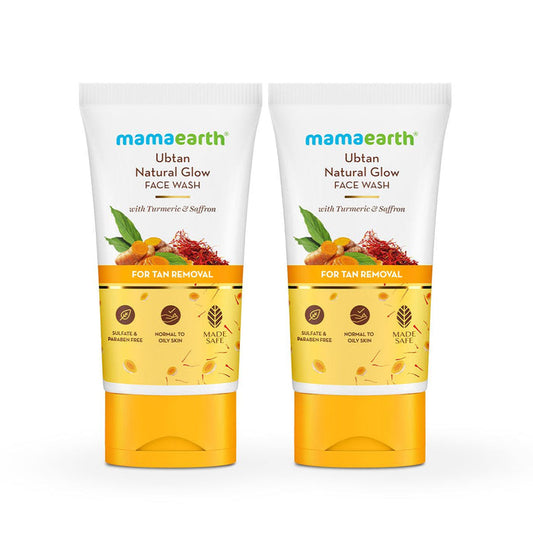 Mamaearth ubtan face wash 150ml pack of 2