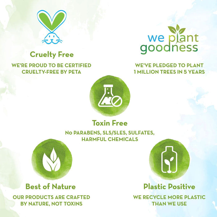 Cruelty free toxin free plant goodness badges