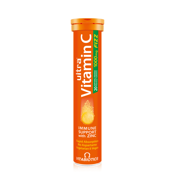 Ultra Vitamin C Zinc Effervescent Tablets (Vitabiotics)