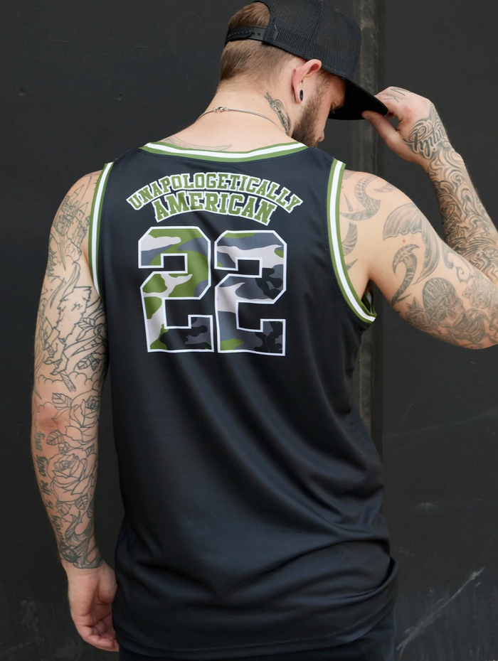 Unapologetically American Jersey - Black / Camo