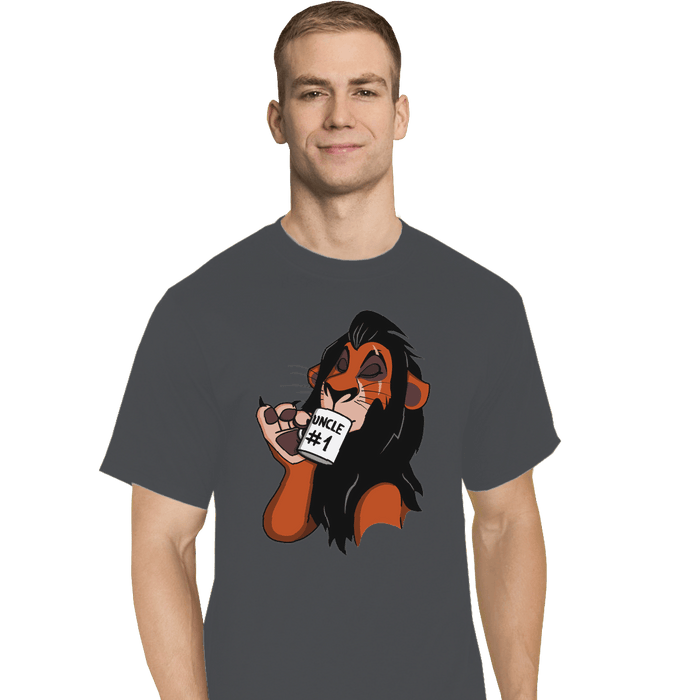 Shirts T-Shirts, Tall / Large / Charcoal Uncle Number 1