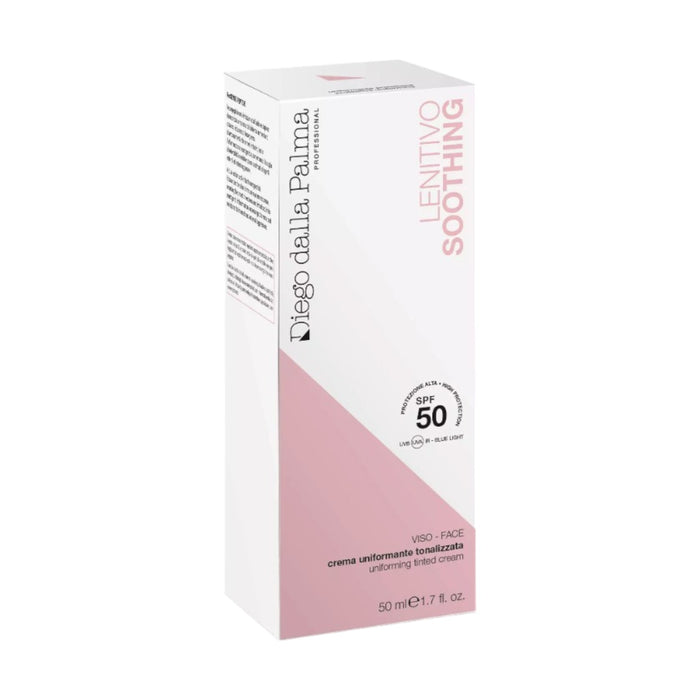 Soothing Uniforming Tinted Cream 50ml by Diego Dalla Palma, in white and pink packaging.