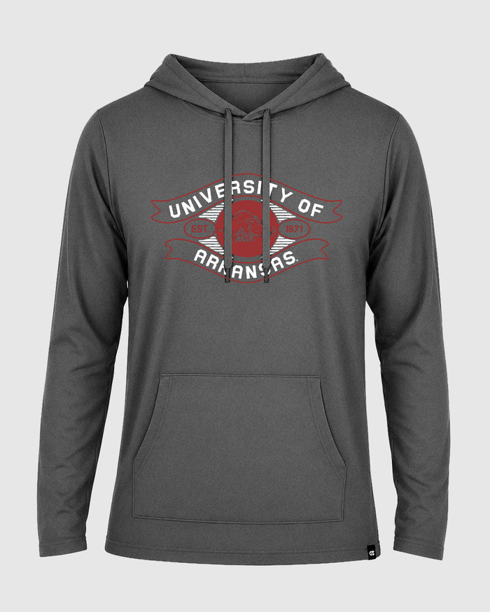 University of Arkansas EST. 1871 Black Lightweight Hoodie