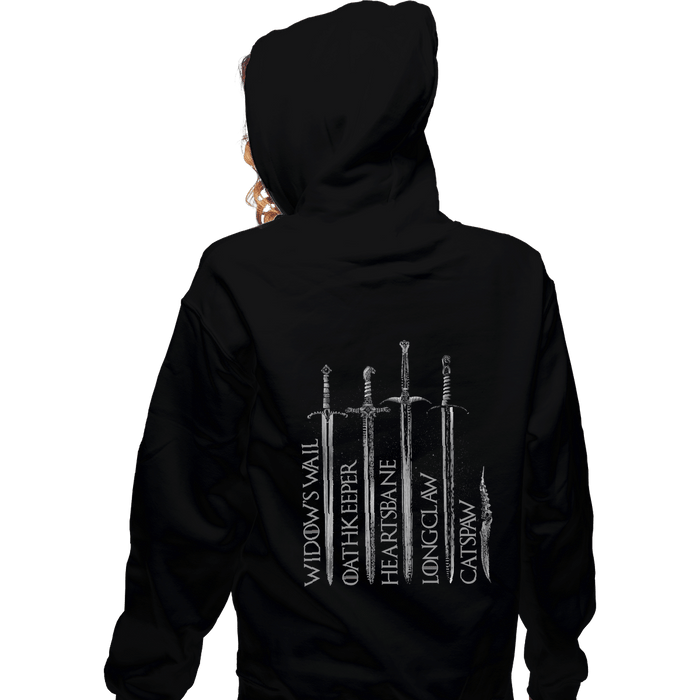 Zippered Hoodies, Unisex / Small / Black