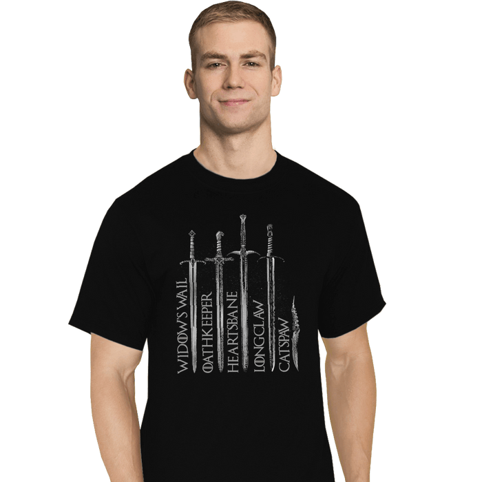Shirts T-Shirts, Tall / Large / Black Valyrian Steel