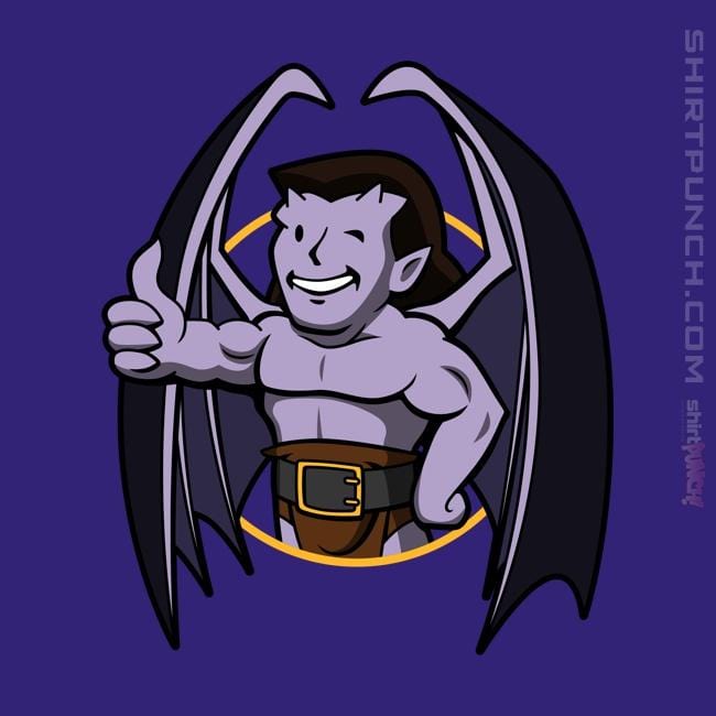 Shirts Magnets / 3"x3" / Violet Vault Gargoyle