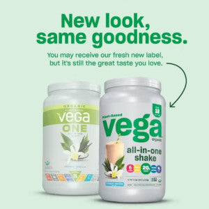 Vega One Organic All-In-One Shake French Vanilla 24.3 Oz Vega One