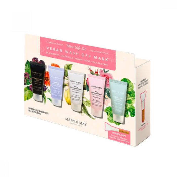 Mary & May Vegan Wash Off Mask Mini Gift Set Nudie Glow Australia