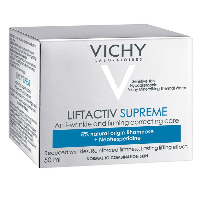 Vichy Liftactiv Supreme Anti Aging Face Moisturizer Day Cream, 50ml - Makkah Pharmacy