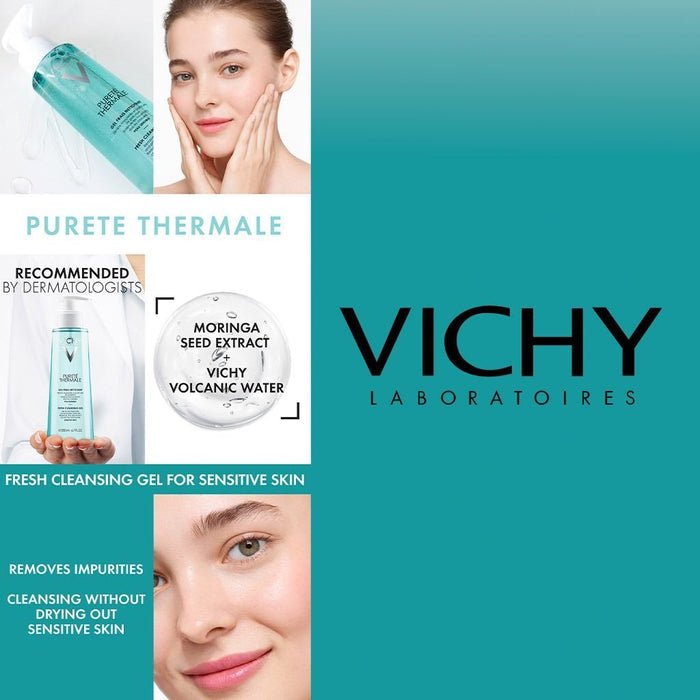 Vichy Purete Thermale Fresh Cleansing Gel 200 ml - Makkah Pharmacy