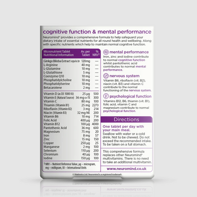 Vitabiotics Neuromind Original 30 Tablets