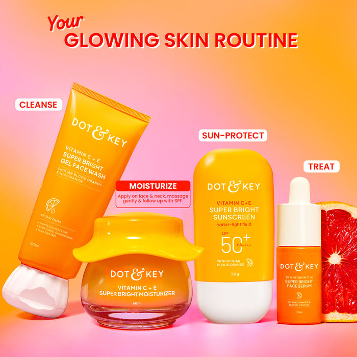 Vitamin C + E Super Bright Gel Moisturizer for Face