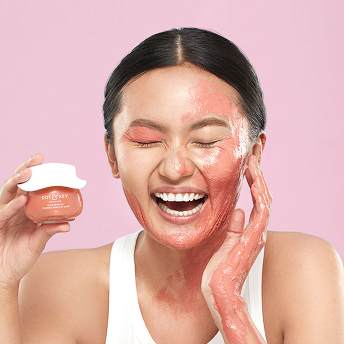 Vitamin C, Face Mask With Kakadu Plum, Skin Glow, Pigmentation & Dark Spots,  Oily, Normal & Dry Skin