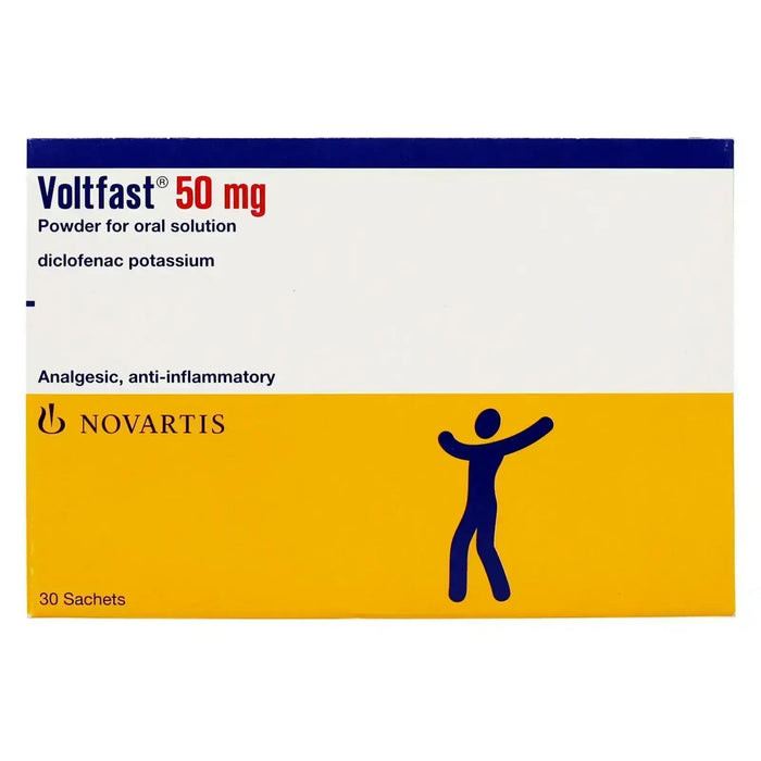 Voltfast Diclofenac Potassium (50mg), 30 Sachets