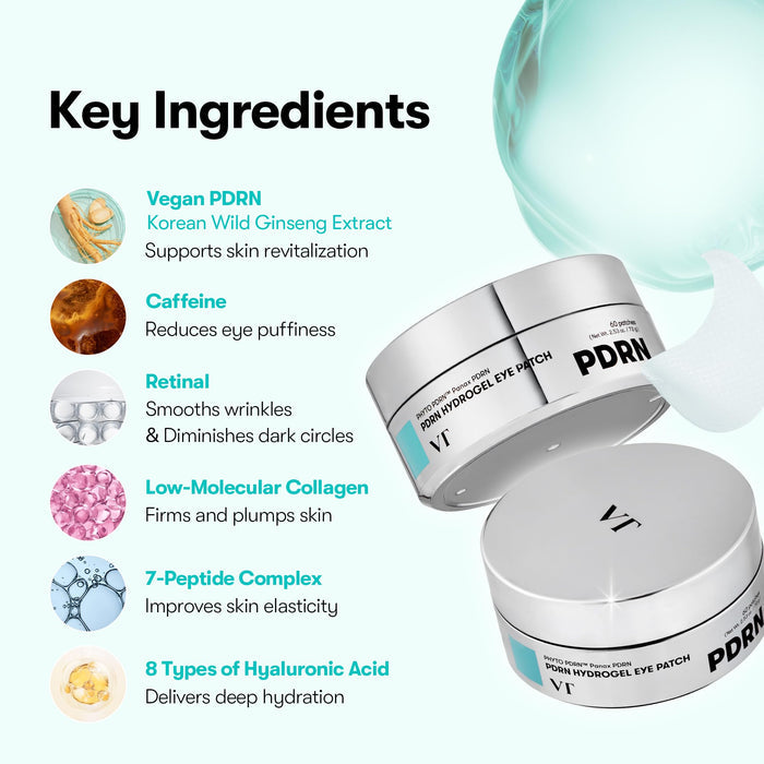VT Cosmetics PDRN Hydrogel Eye Patch 60
