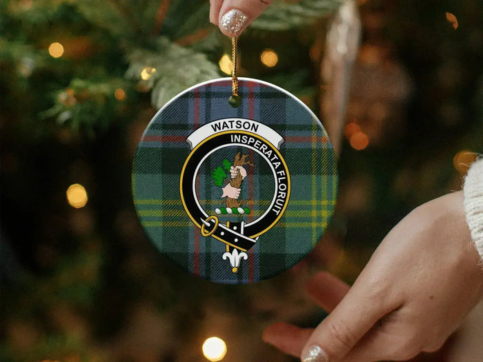 Watson Insperata Floruit Crest Christmas Ornament