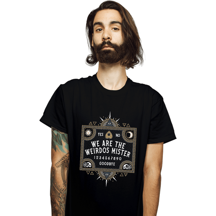 Shirts T-Shirts, Unisex / Small / Black We Are The Weirdos Mister