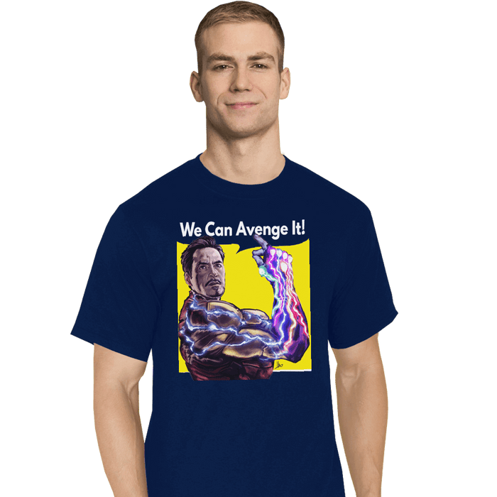 Shirts T-Shirts, Tall / Large / Navy We Can Avenge It!
