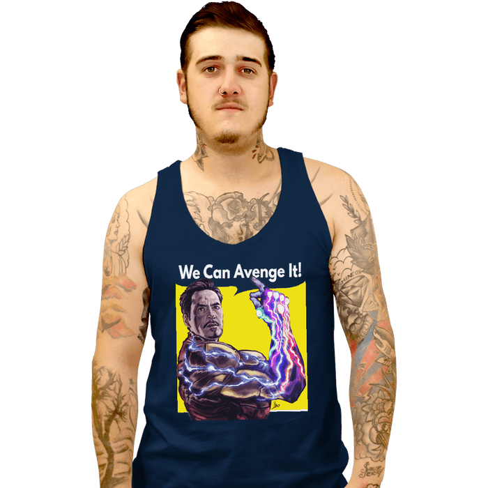 Tank Top, Unisex / Small / Navy