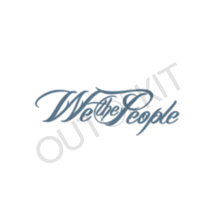 We The People Plain Tattoo