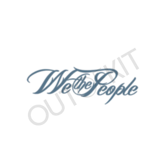 We The People Plain Tattoo